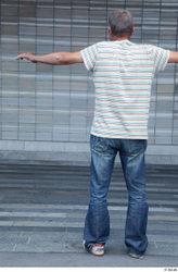 Whole Body Man T poses White Casual Average Standing Street photo references